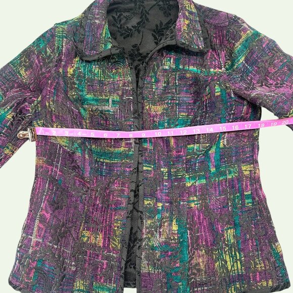 Christopher & Banks Reversible Tapestry Jacket - Picture 3 of 7
